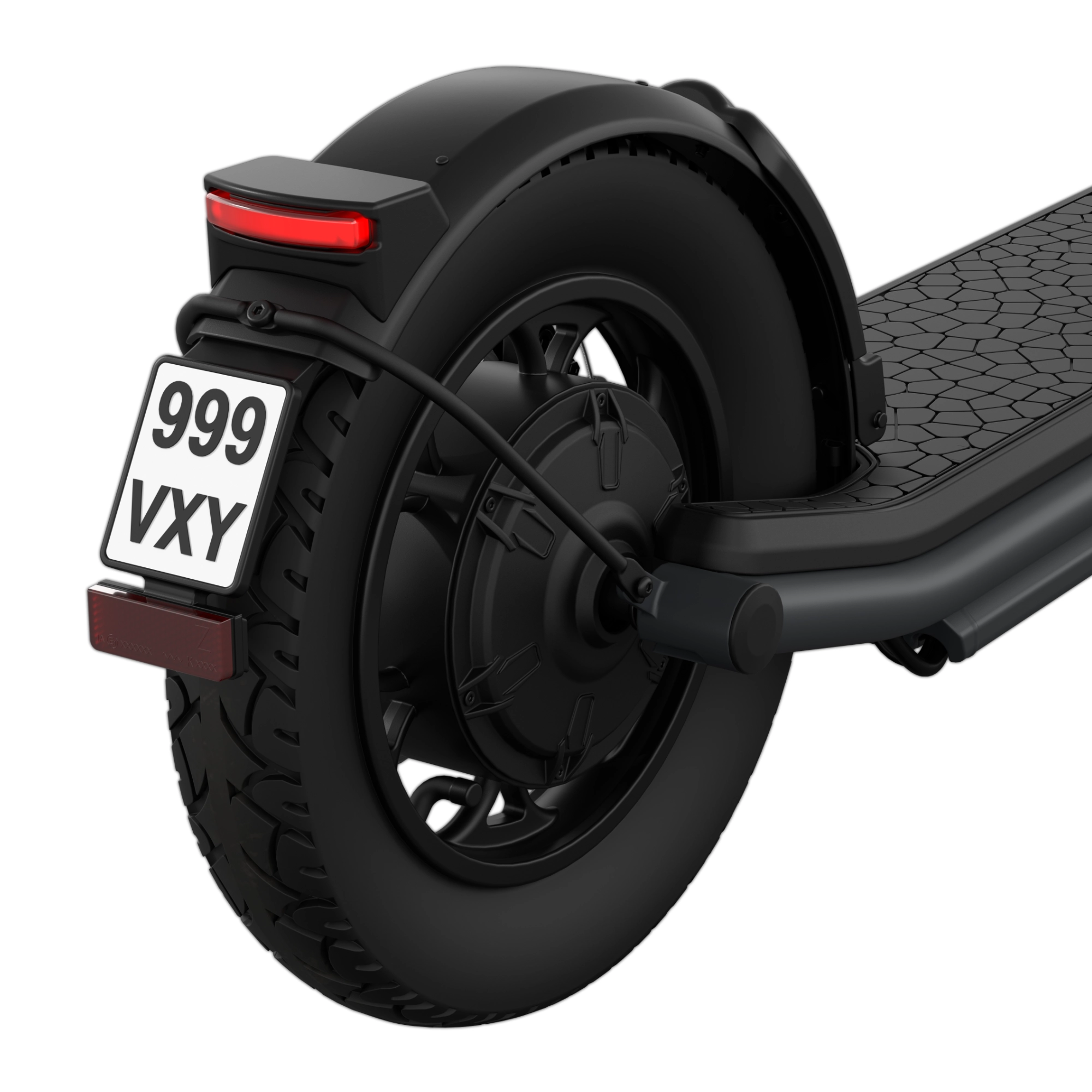 kraftvoller Motor im Hinterrad